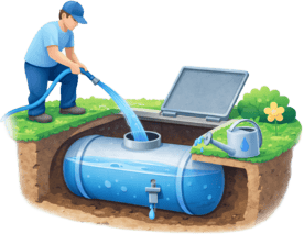 Transformation en récupérateur d'eau